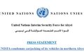 UNISFA condemns carjacking of its vehicles in northern Abyei