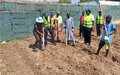 UNPOL Launces farming project at the Abyei detention facility 