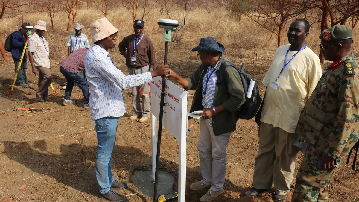 Marking of two corridors on SDBZ completed