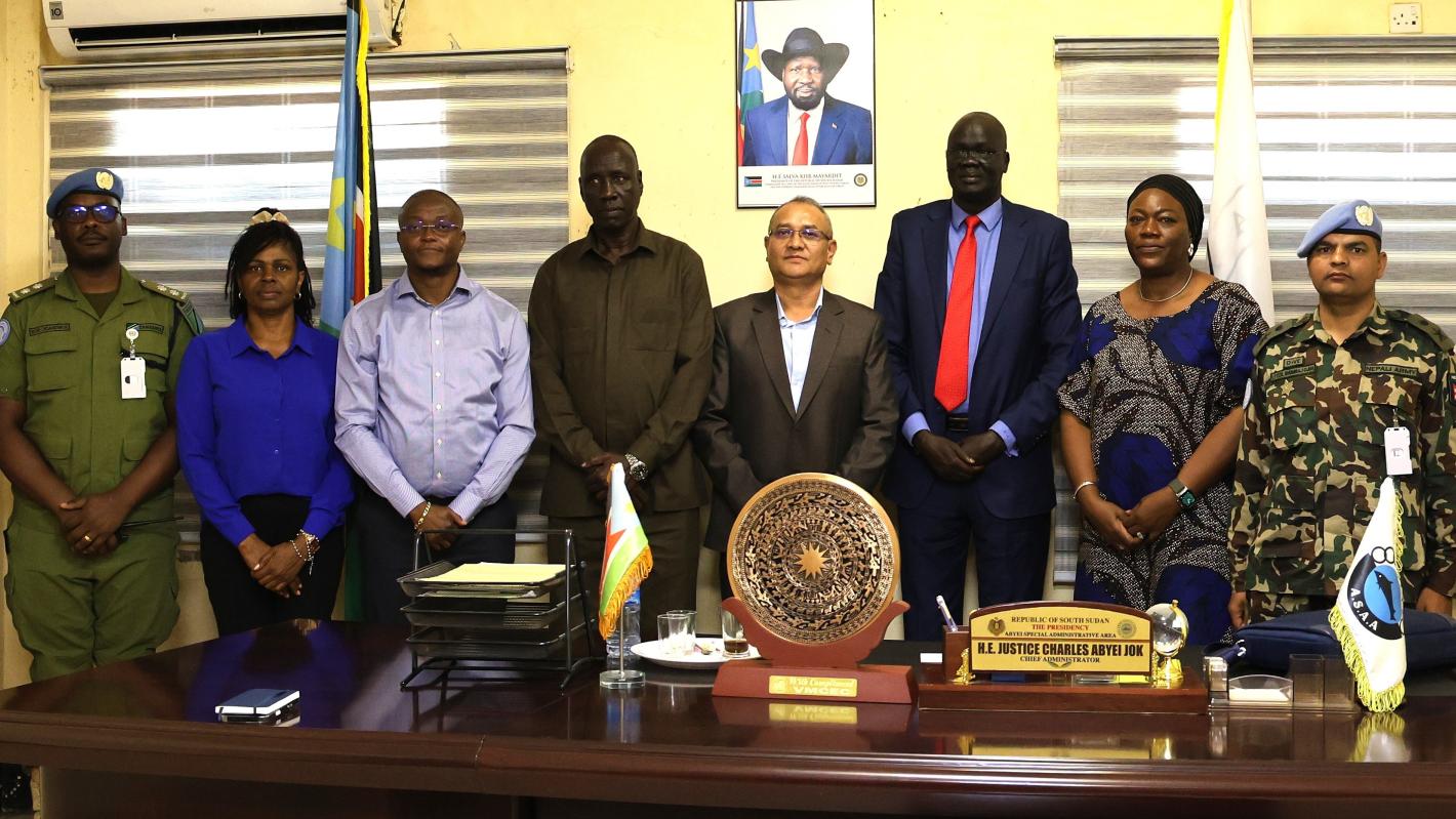 Acting Head of Mision/FC pays courtesy call on Chief Administrator and pledges to strengthen Collaboration