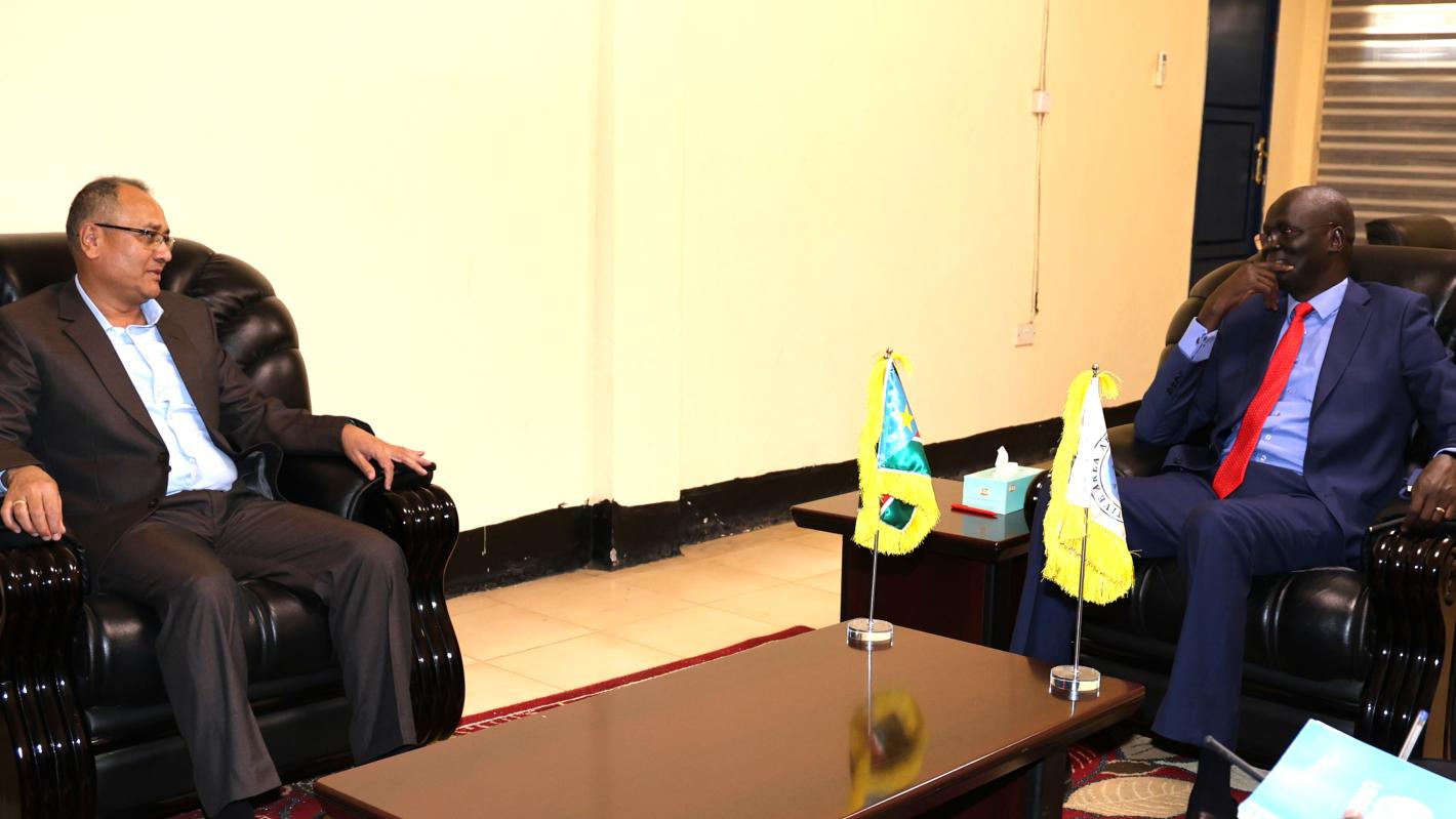 Acting Head of Mision/FC pays courtesy call on Chief Administrator and pledges to strengthen Collaboration