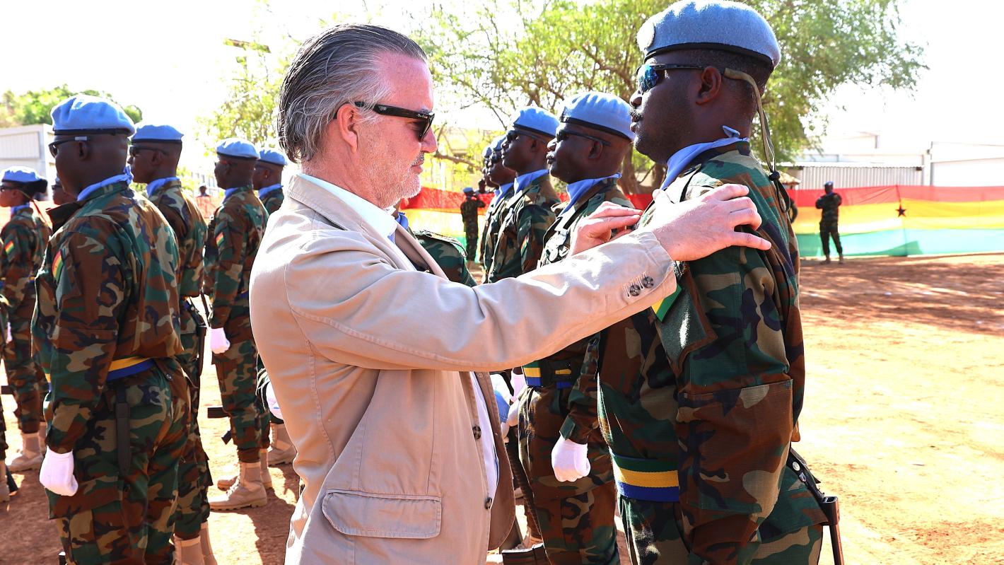 Ghanaian peacekeepers in Abyei awarded UN medals