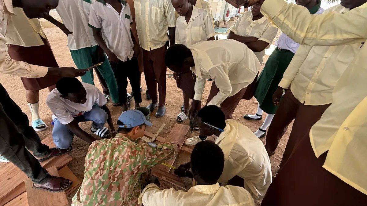 Vietnamese Peacekeepers Rebuild School Infrastructure, Promoting Education in Abyei