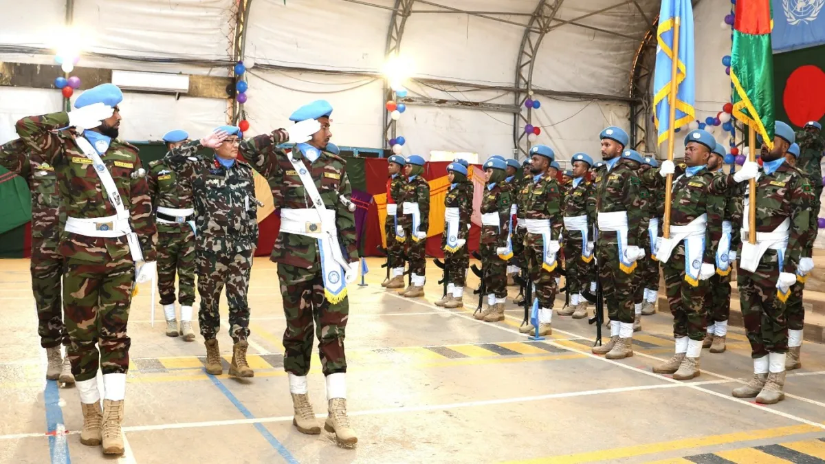 Bangladesh Peacekeepers Awarded UN Medals for Service in UNISFA