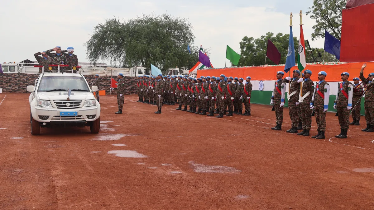INDIAN PEACEKEEPERS AWARDED UN MEDALS FOR SERVICE IN ABYEI