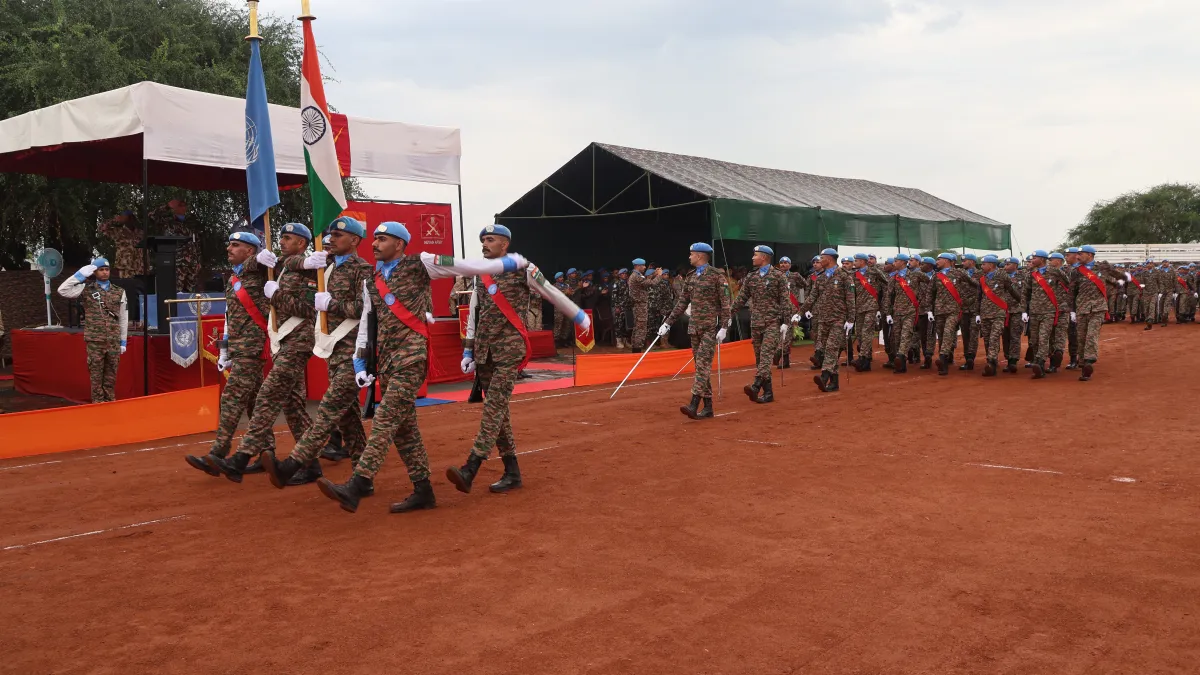 INDIAN PEACEKEEPERS AWARDED UN MEDALS FOR SERVICE IN ABYEI