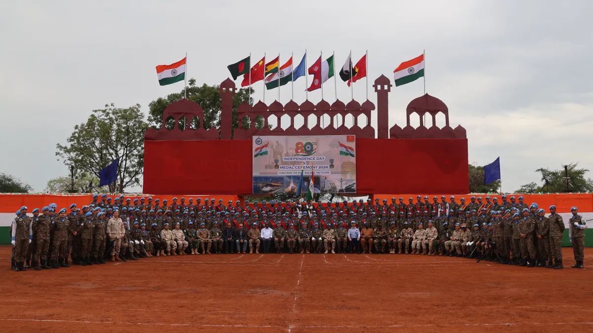 INDIAN PEACEKEEPERS AWARDED UN MEDALS FOR SERVICE IN ABYEI