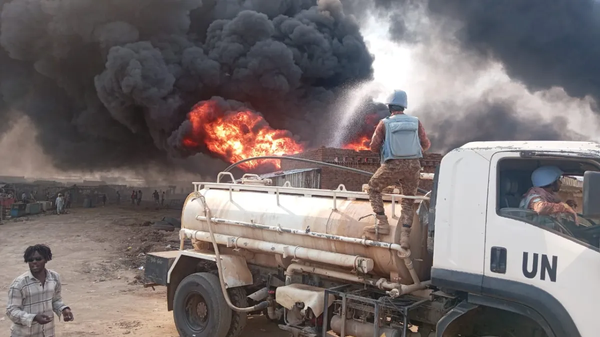 the drone attacks in the Abyei area