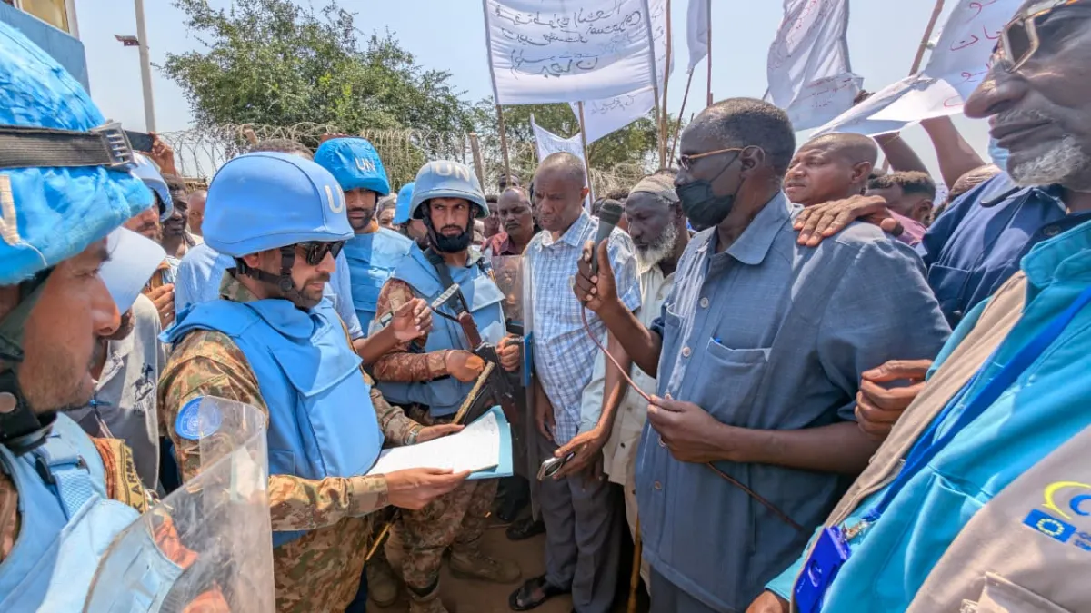 the drone attacks in the Abyei area