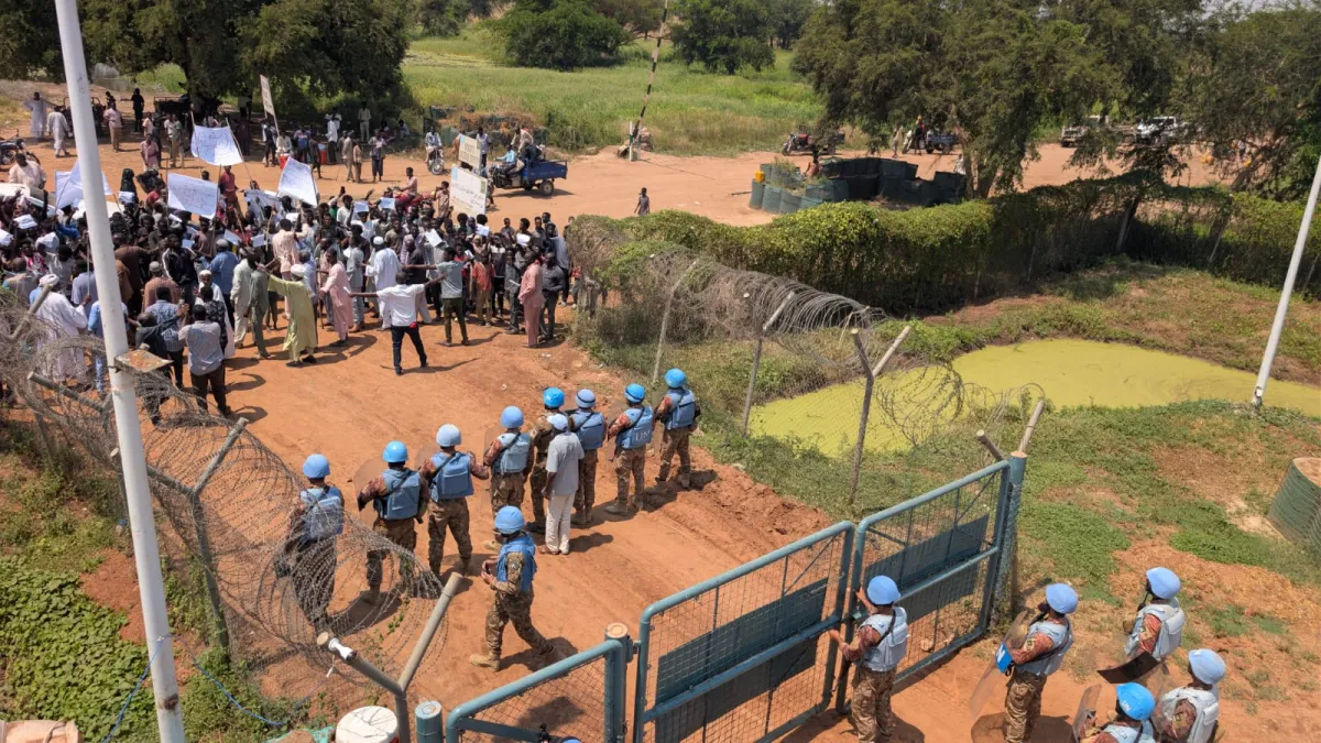 the drone attacks in the Abyei area