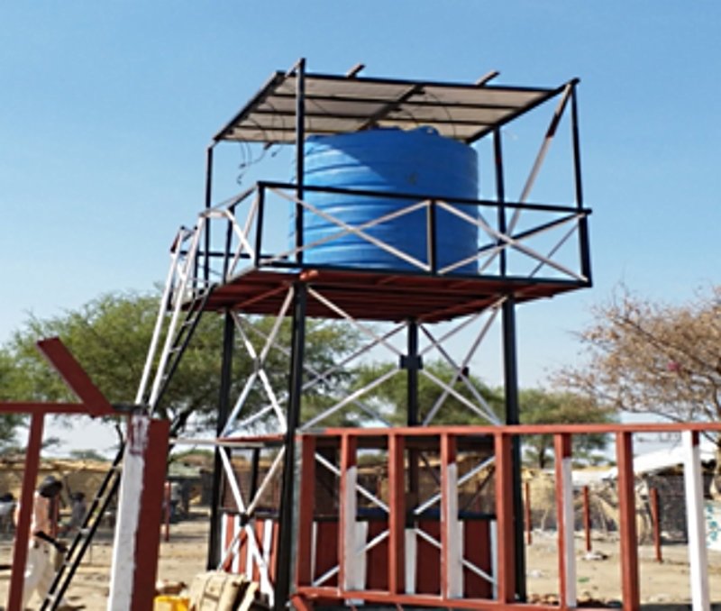 Water yard rehabilitation is one of the QIPs in Abyei