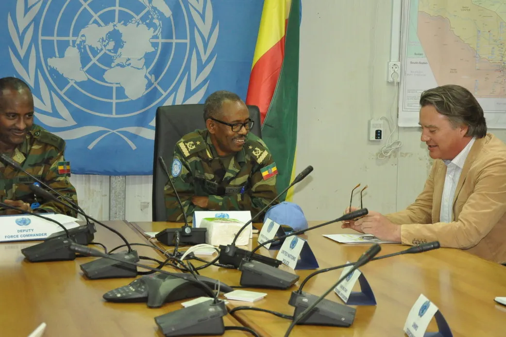New JBVMM Chief visits Abyei area New JBVMM Chief visits Abyei area