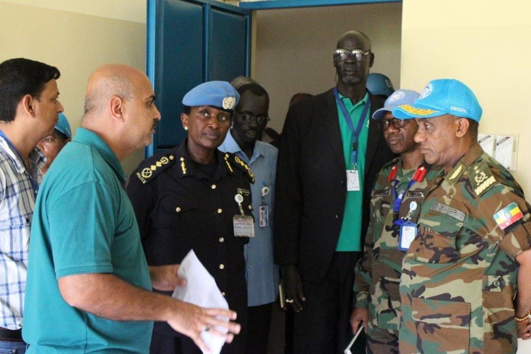 UNISFA Force Commander inspects projects in Abyei Town