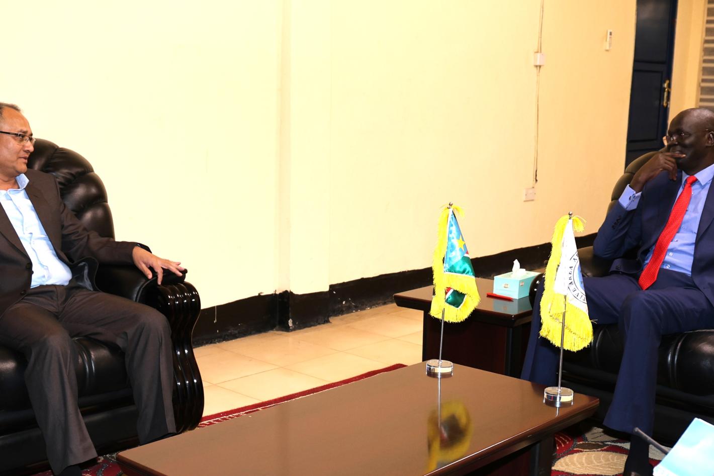 Acting Head of Mision/FC pays courtesy call on Chief Administrator and pledges to strengthen Collaboration