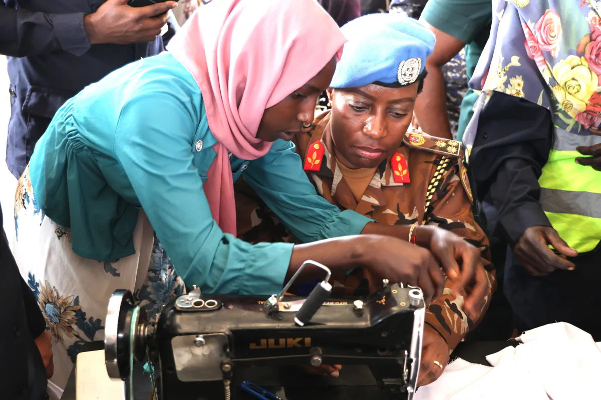 UNPOL Launches Women’s Tailoring Project in Mekenis Village