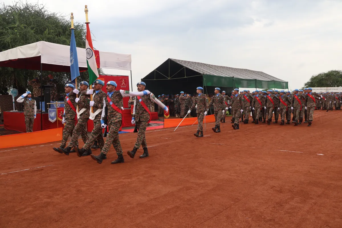 INDIAN PEACEKEEPERS AWARDED UN MEDALS FOR SERVICE IN ABYEI