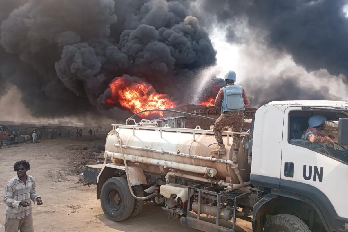 the drone attacks in the Abyei area