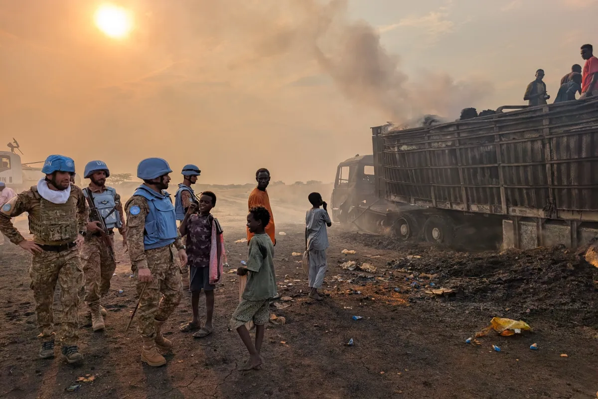 the drone attacks in the Abyei area