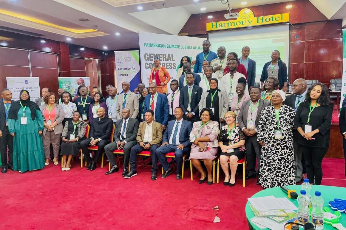 Attendees of the General Congress promoted by the Panafrican Climate Justice Alliance