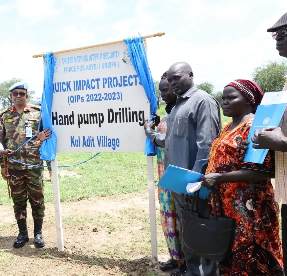 UNISFA Quick Impact Projects. Changing thousands of lives in Abyei