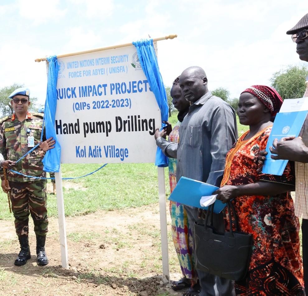 UNISFA Quick Impact Projects. Changing thousands of lives in Abyei