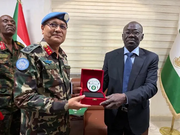 UNISFA Acting Head of Mission/Force Commander concludes visits to Sudan and South Sudan to advance dialogue on security and mandate implementation