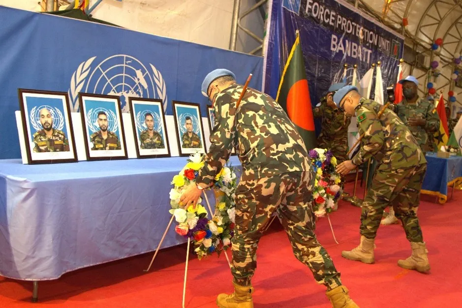 Bangladesh Peacekeepers Awarded UN Medals for Service in UNISFA